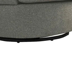 Kirklands Home Elmhurst Swivel Accent Chair Gray Clearance