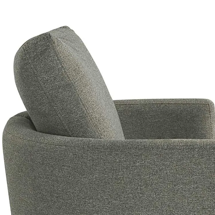 Kirklands Home Elmhurst Swivel Accent Chair Gray Clearance