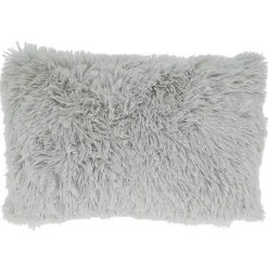 Pillows>Kirklands Home Faux Fur Lumbar Pillow Gray