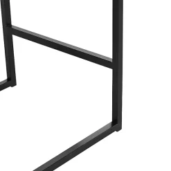 Kirklands Home Faux Leather Armless Counter Stool Gray Discount