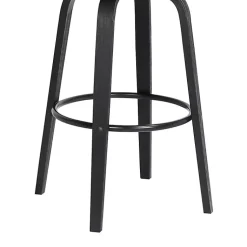 Kirklands Home Faux Leather Pico Swivel Counter Stool Gray Discount