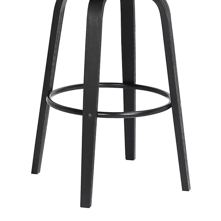 Kirklands Home Faux Leather Pico Swivel Counter Stool Gray Discount