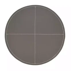 Kirklands Home Faux Leather Placemats, Set of 4 Gray