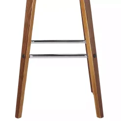 Kirklands Home Faux Leather Vienna Swivel Counter Stool Gray Outlet