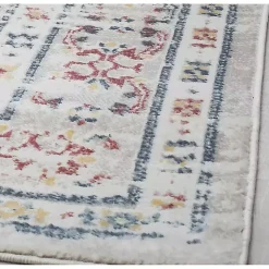 Kirklands Home Gray Flaxen Sundara Gabriel Area Rug, 5x7 Clearance