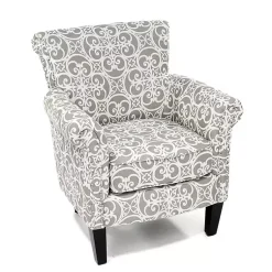 Kirklands Home Fretwork Accent Club Chair Gray Discount
