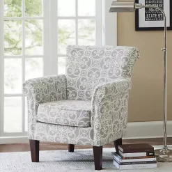 Kirklands Home Fretwork Accent Club Chair Gray Discount