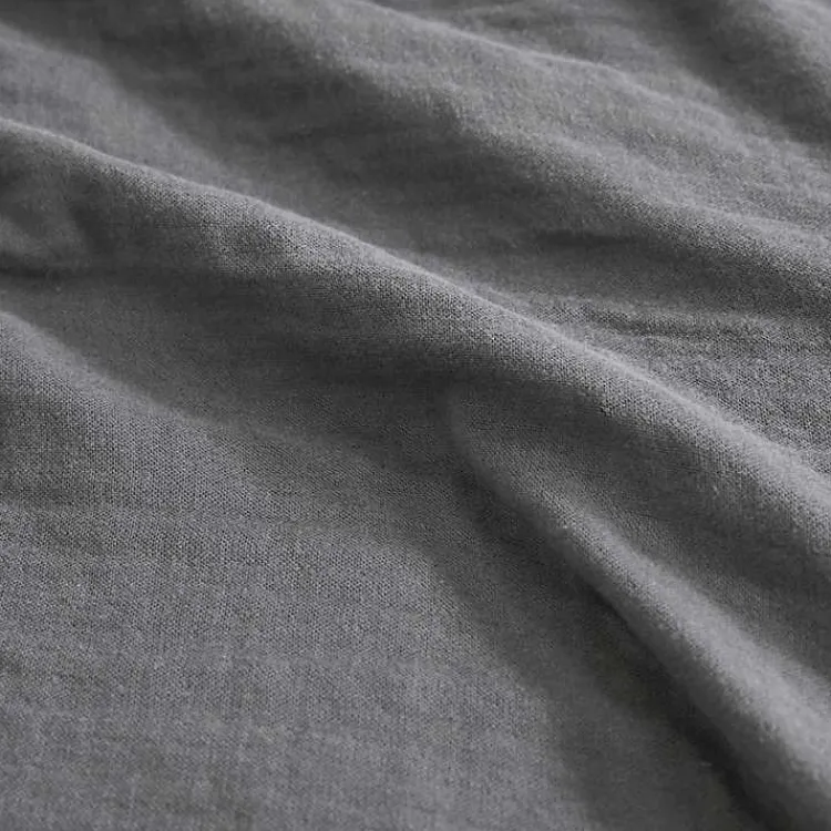 Blankets & Throws>Kirklands Home Full/Queen Lightweight Cotton Blanket Gray