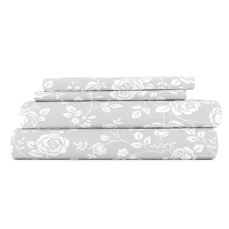 Kirklands Home Garden 4-pc. Full Sheet Set Gray