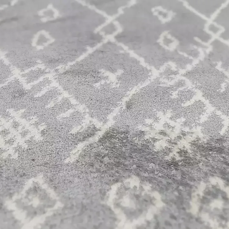 Kirklands Home Geometric Area Rug, 5x8 Gray Online