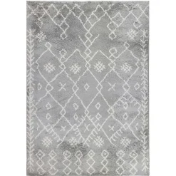 Kirklands Home Geometric Area Rug, 8x10 Gray