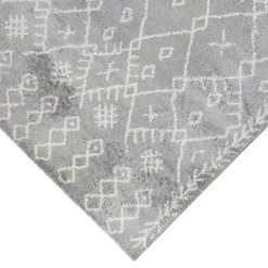 Kirklands Home Geometric Area Rug, 8x10 Gray