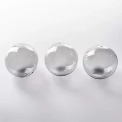 Bowl Filler>Kirklands Home Glass Orbs, Set of 3 Gray
