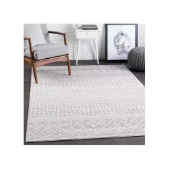 Kirklands Home Gray Global Pattern Area Rug, 7x10 Discount
