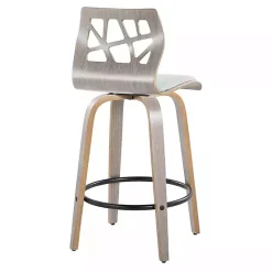 Kirklands Home Golia Swivel Counter Stools, Set of 2 Gray Online