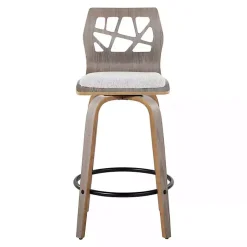 Kirklands Home Golia Swivel Counter Stools, Set of 2 Gray Online