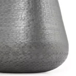 Kirklands Home Gray Hammered Metal Retta Planter Best