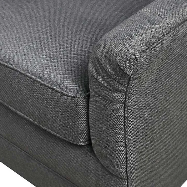 Kirklands Home Hand-Tufted Swivel Glider Accent Chair Gray Online