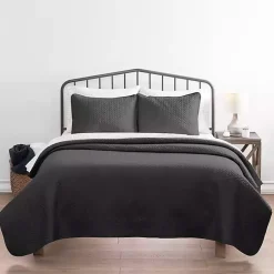 Kirklands Home Herring Quilted 3-pc. King Coverlet Set Gray Sale