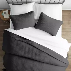 Kirklands Home Herring Quilted 3-pc. King Coverlet Set Gray Sale