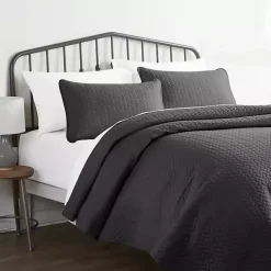 Kirklands Home Herring Quilted 3-pc. King Coverlet Set Gray Sale