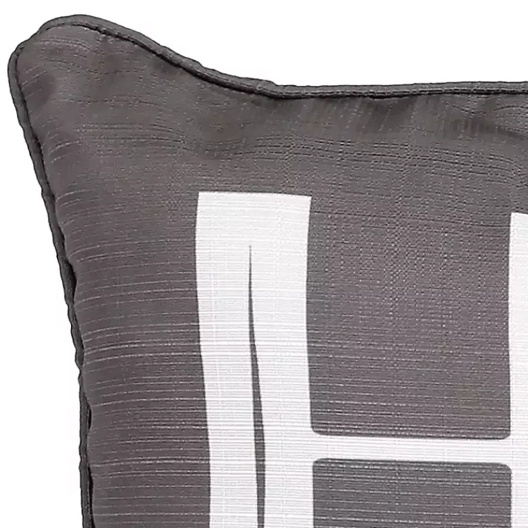 Pillows>Kirklands Home Gray Home Sentiment Pillow