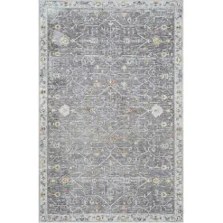 Kirklands Home Gray Ivory Accent Rug, 2x3 Outlet