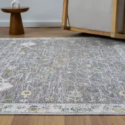 Kirklands Home Gray Ivory Area Rug, 7x9 Hot