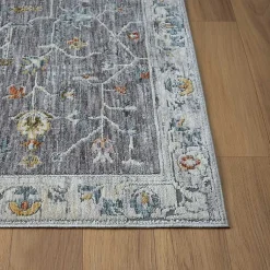 Kirklands Home Gray Ivory Area Rug, 7x9 Hot