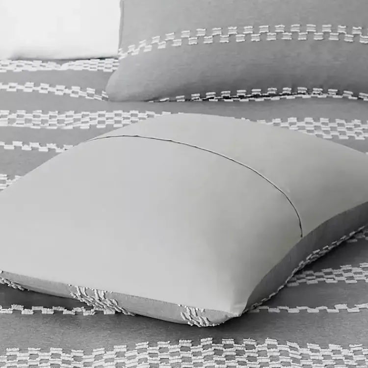 Kirklands Home Jacquard 5-pc. Full/Queen Comforter Set Gray Clearance