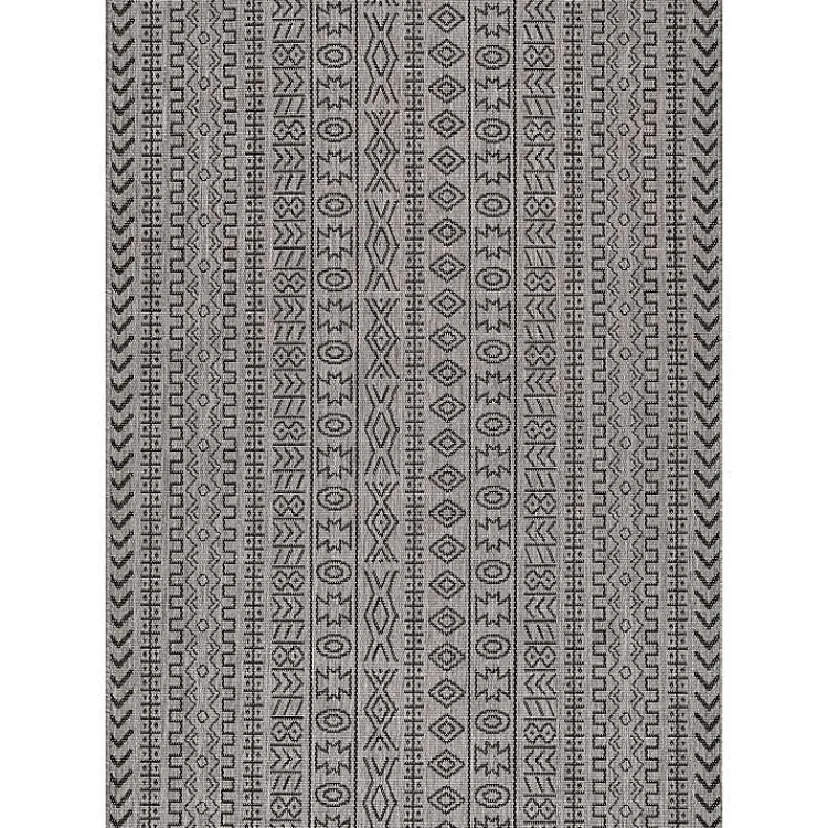 Kirklands Home Jamie Outdoor Area Rug, 6x9 Gray Outlet