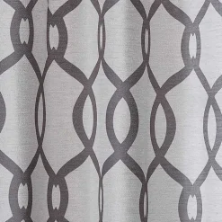 Kirklands Home Gray Kenzie Curtain Panel Set, 96 in Outlet