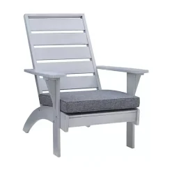 Kirklands Home Lanier Chair with Cushion Gray Sale