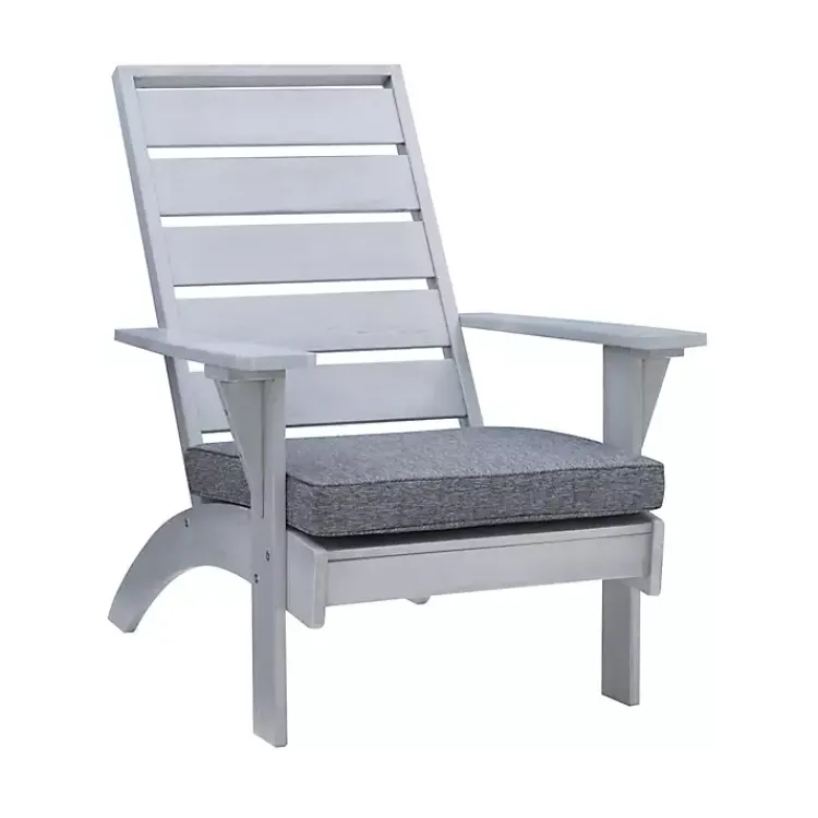 Kirklands Home Lanier Chair with Cushion Gray Sale