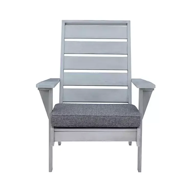 Kirklands Home Lanier Chair with Cushion Gray Sale