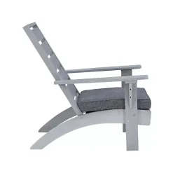 Kirklands Home Lanier Chair with Cushion Gray Sale