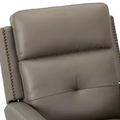 Kirklands Home Leather Swivel Rocker Recliner Gray Sale