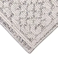 Kirklands Home Leopard Border Outdoor Area Rug, 5x7 Gray Clearance