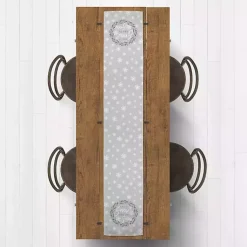 Christmas Dining & Entertaining>Kirklands Home Let It Snow Table Runner, 72 in. Gray