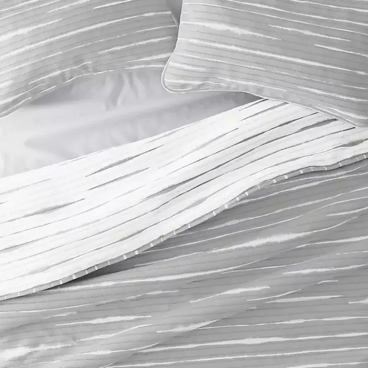 Kirklands Home Gray Linear Reversible 2-pc. Twin Quilt Set Best