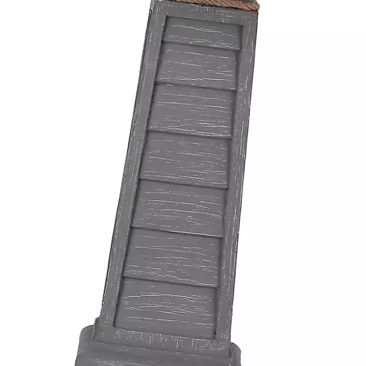 Kirklands Home Louvered Shutter Table Lamps, Set of 2 Gray New