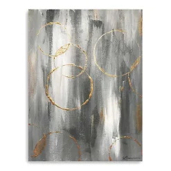 Kirklands Home Gray Matter Abstract Canvas Art Print Discount