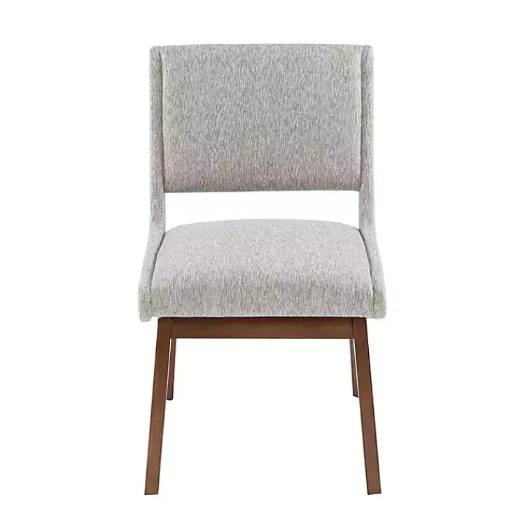 Kirklands Home Mid-Century Modern Dining Chairs, Set of 2 Gray