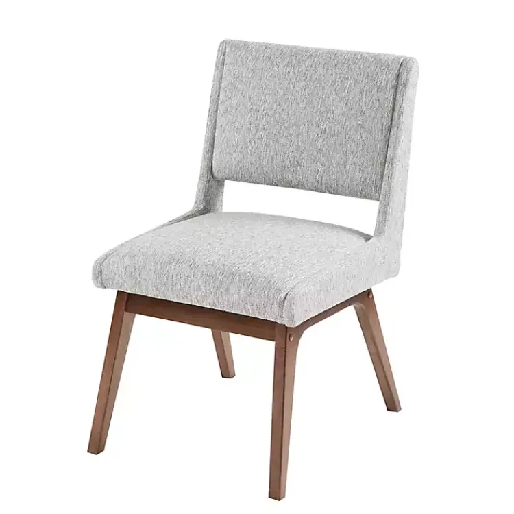 Kirklands Home Mid-Century Modern Dining Chairs, Set of 2 Gray