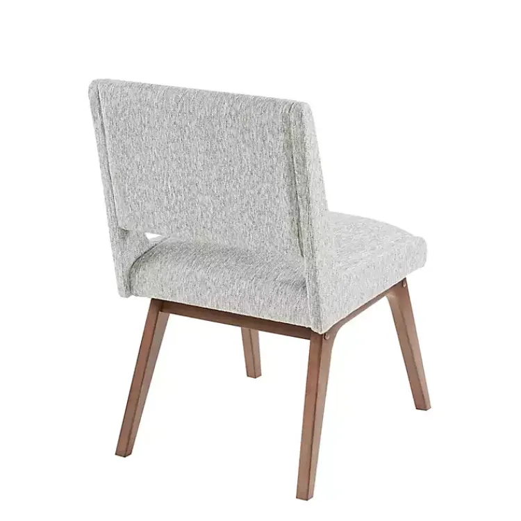 Kirklands Home Mid-Century Modern Dining Chairs, Set of 2 Gray