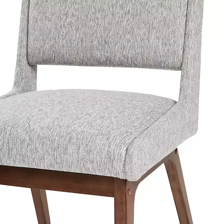Kirklands Home Mid-Century Modern Dining Chairs, Set of 2 Gray
