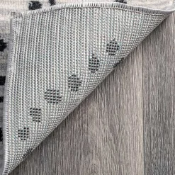 Kirklands Home Gray Millie Dotted Trellis Area Rug, 9x12 Best
