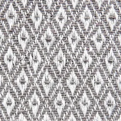Kirklands Home Mini Diamond Fringe End Table Runner, 108 in. Gray Hot