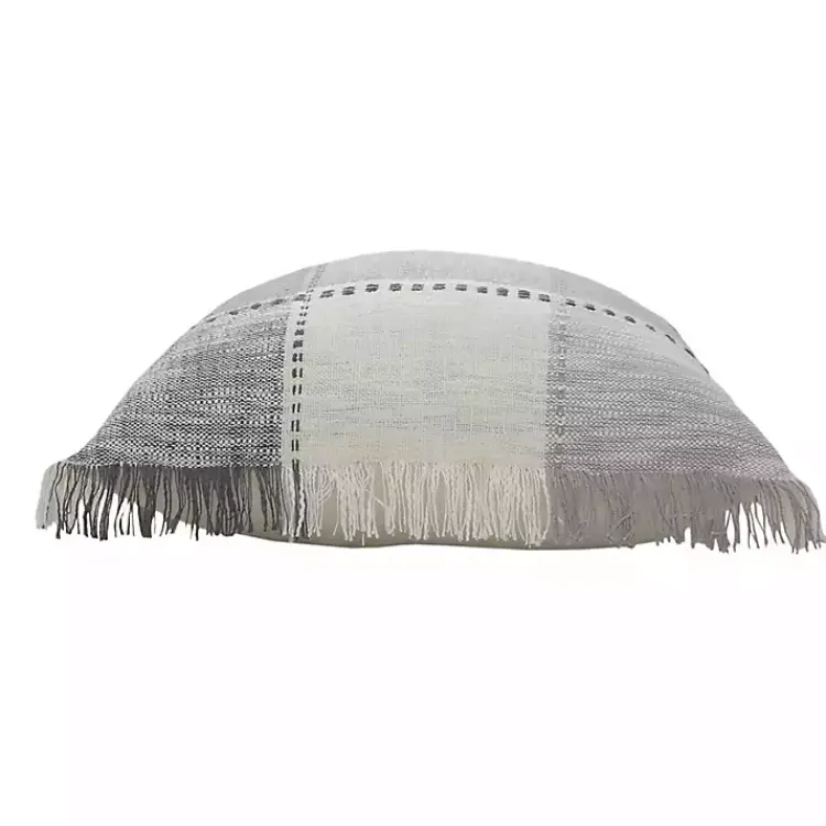 Pillows>Kirklands Home Gray Monochrome Accent Pillow