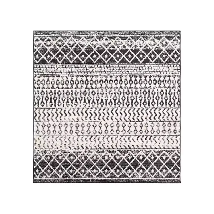 Kirklands Home Gray Moroccan Pattern Square Area Rug, 6 ft. Online